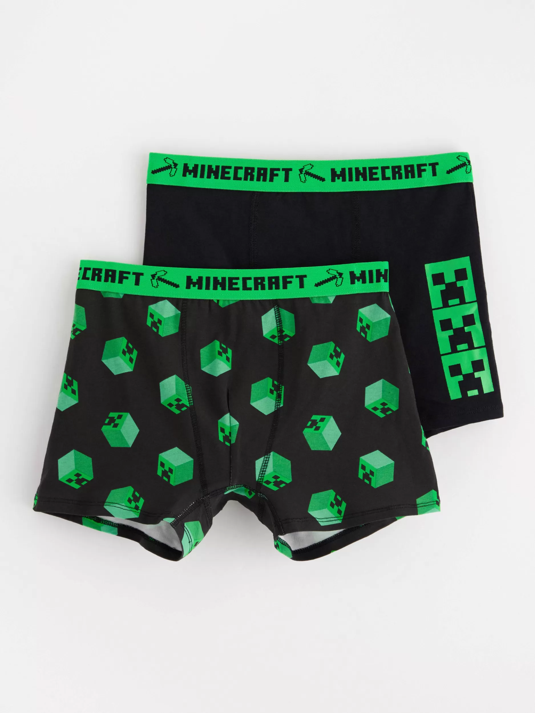 Lindex Undertøy<2-Pakning Med Boksershorts Med Minecraft Black