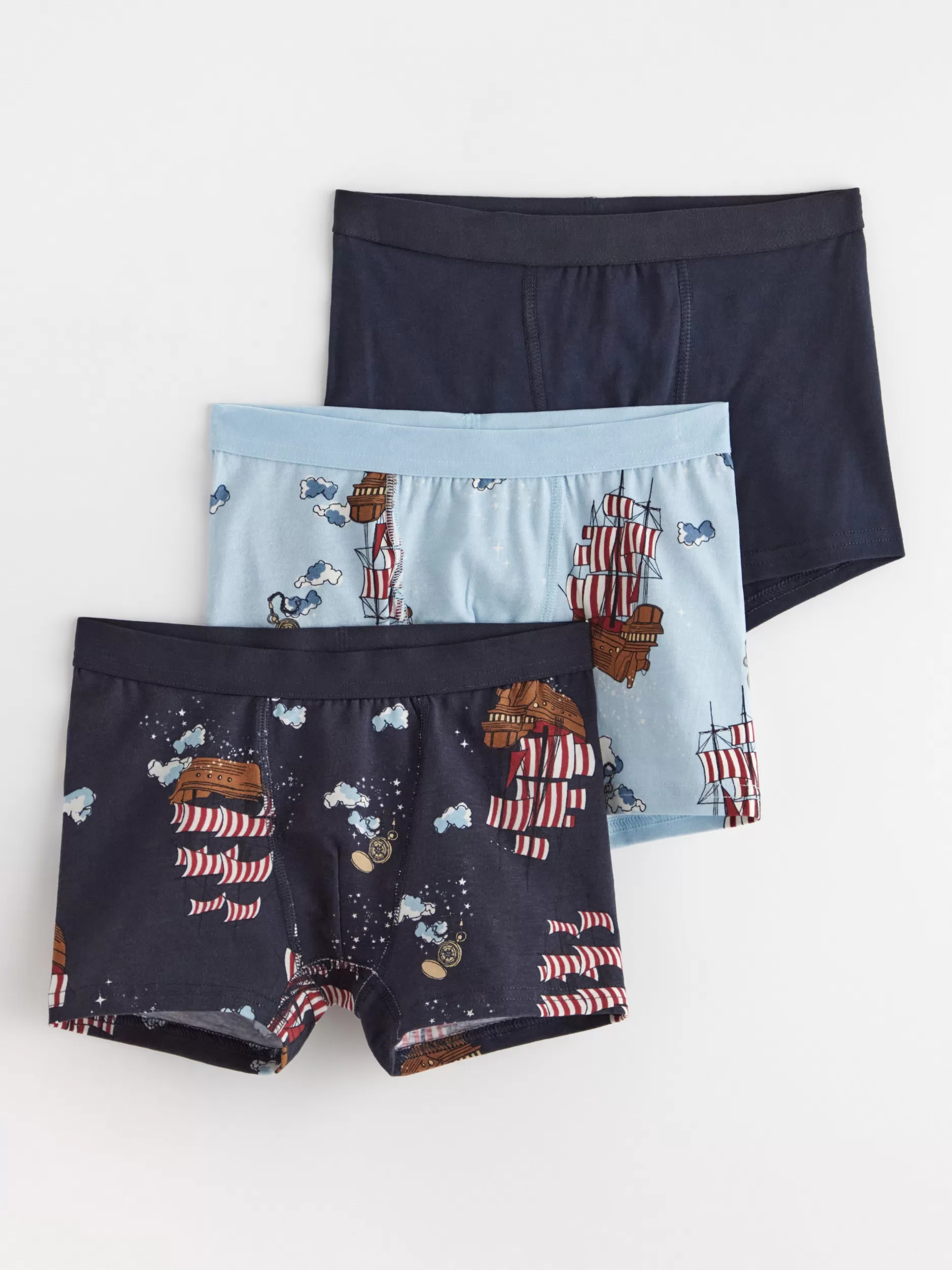 Lindex Undertøy<3-Pakning Med Boksershorts Light Blue