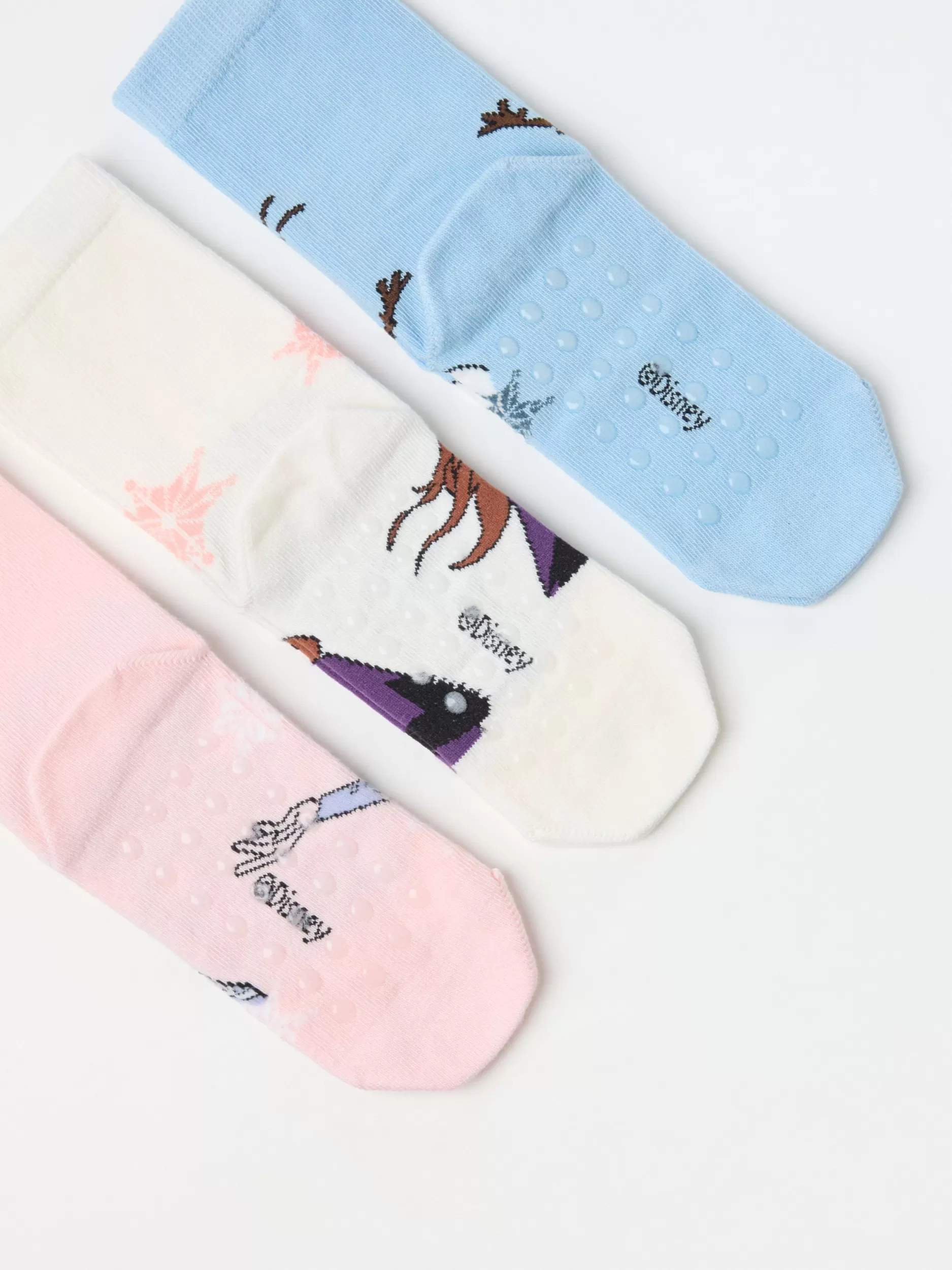 Lindex Undertøy<3-Pakning Med Sokker Med Frost-Motiv Light Pink