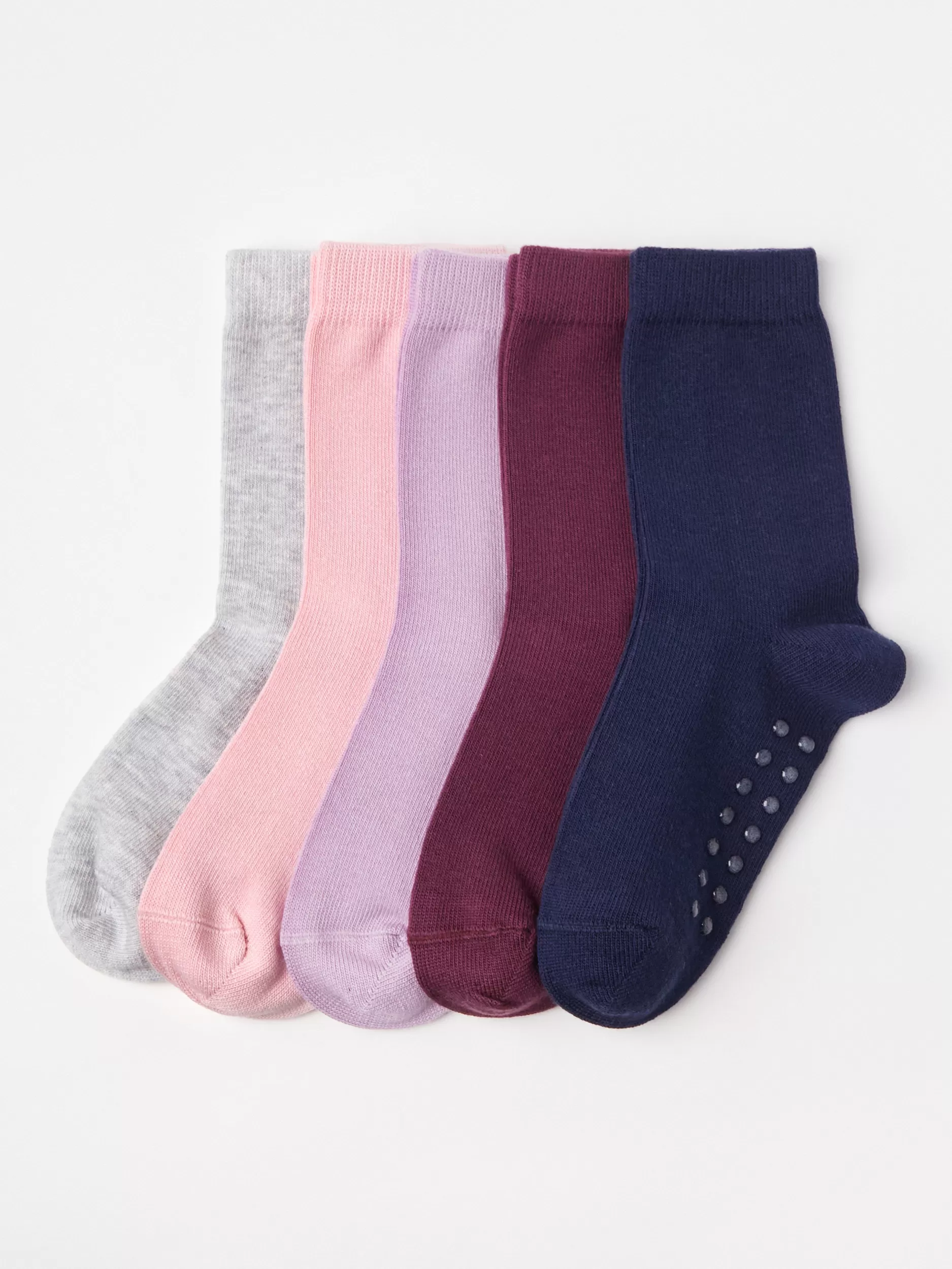 Lindex Sokker & Tights<5-Pakning Med Sokker Med Antiskli Light Lilac