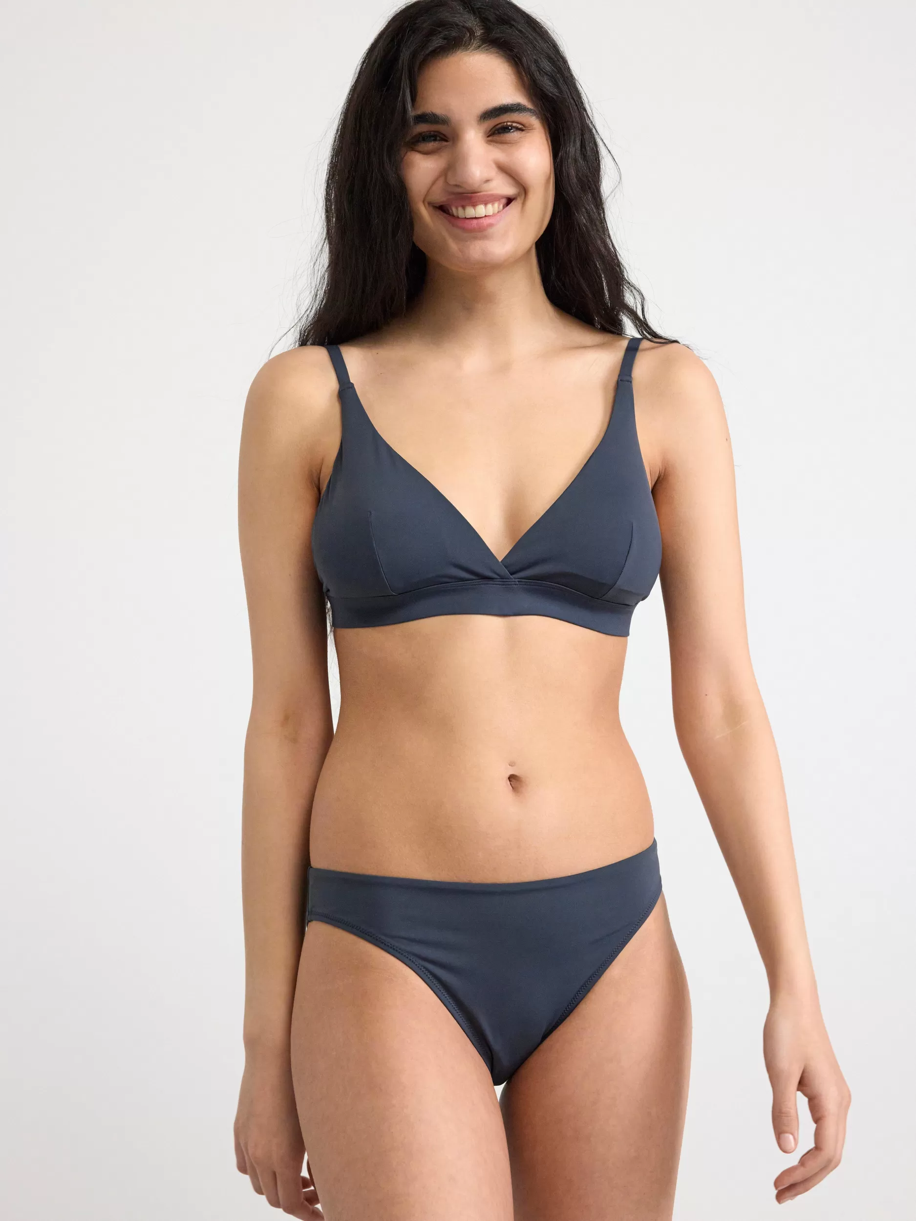 Lindex Badetøy<Bikinitruse Med Normalt Liv Dark Blue
