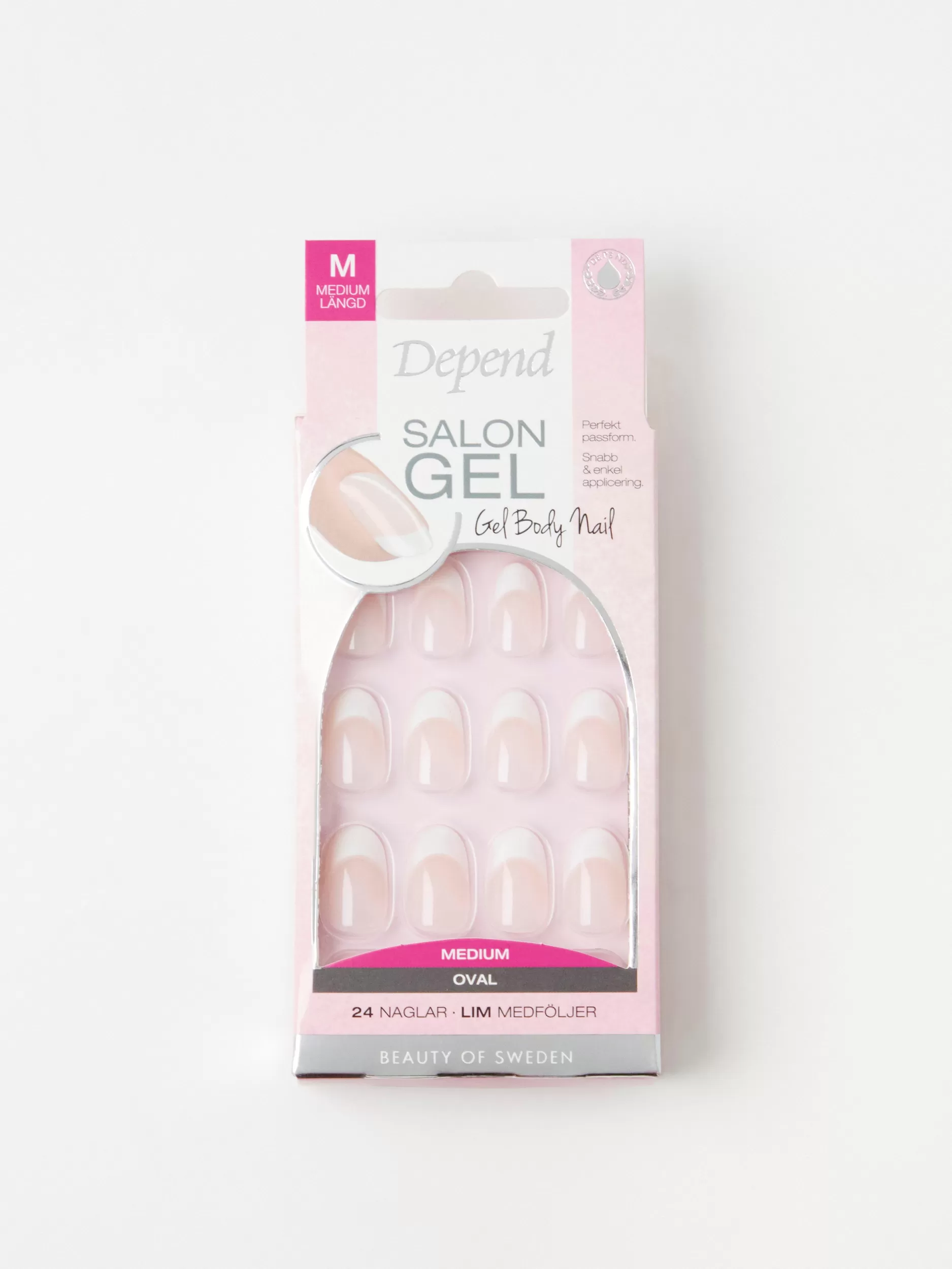 Lindex Løsnegler<Depend Salon Gel Nude Oval