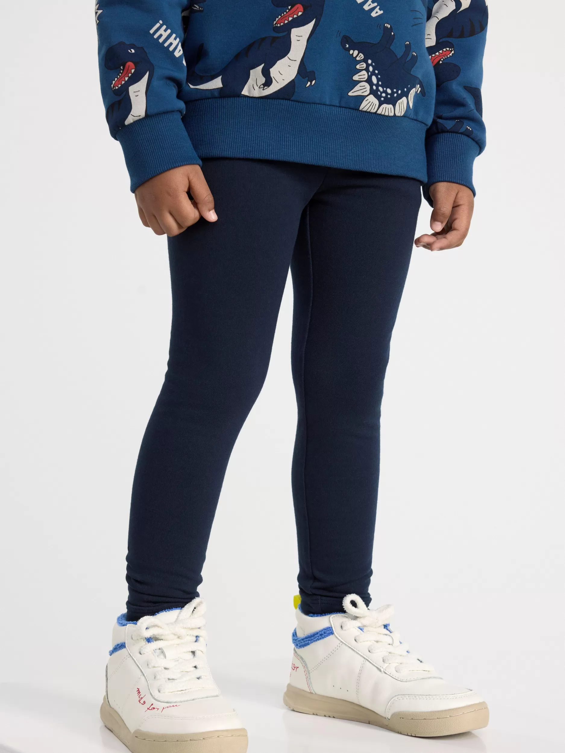 Lindex Bukser & Leggings<Ekstra Slitesterke Leggings Med Borstet Innside Dark Navy
