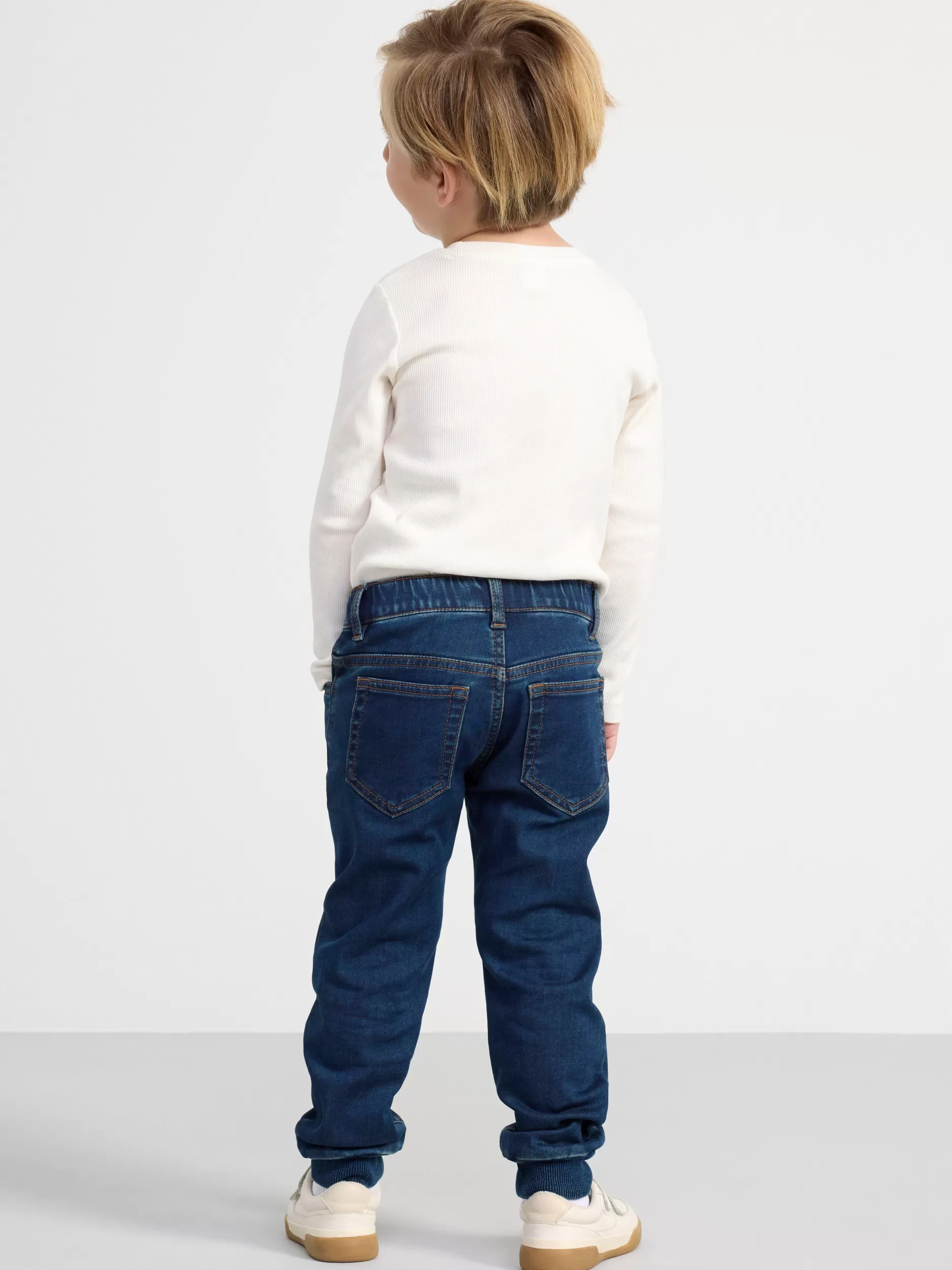 Lindex Jeans<Jeans Med Normal Passform Og Borstet Innside Denim