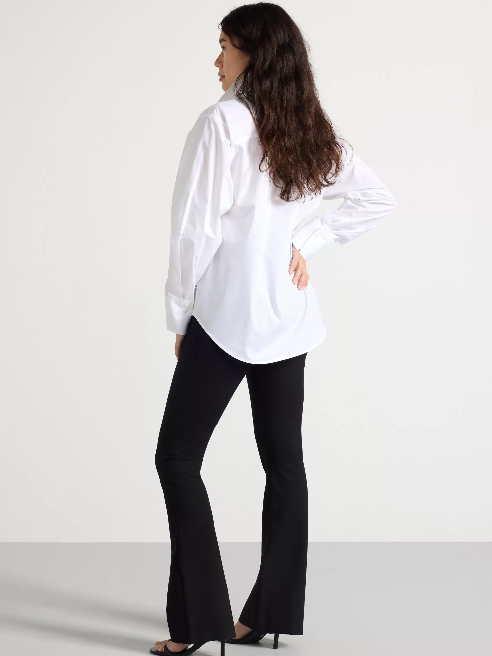 Lindex Bukser<Mom Utsvingede Punto-Leggings Black