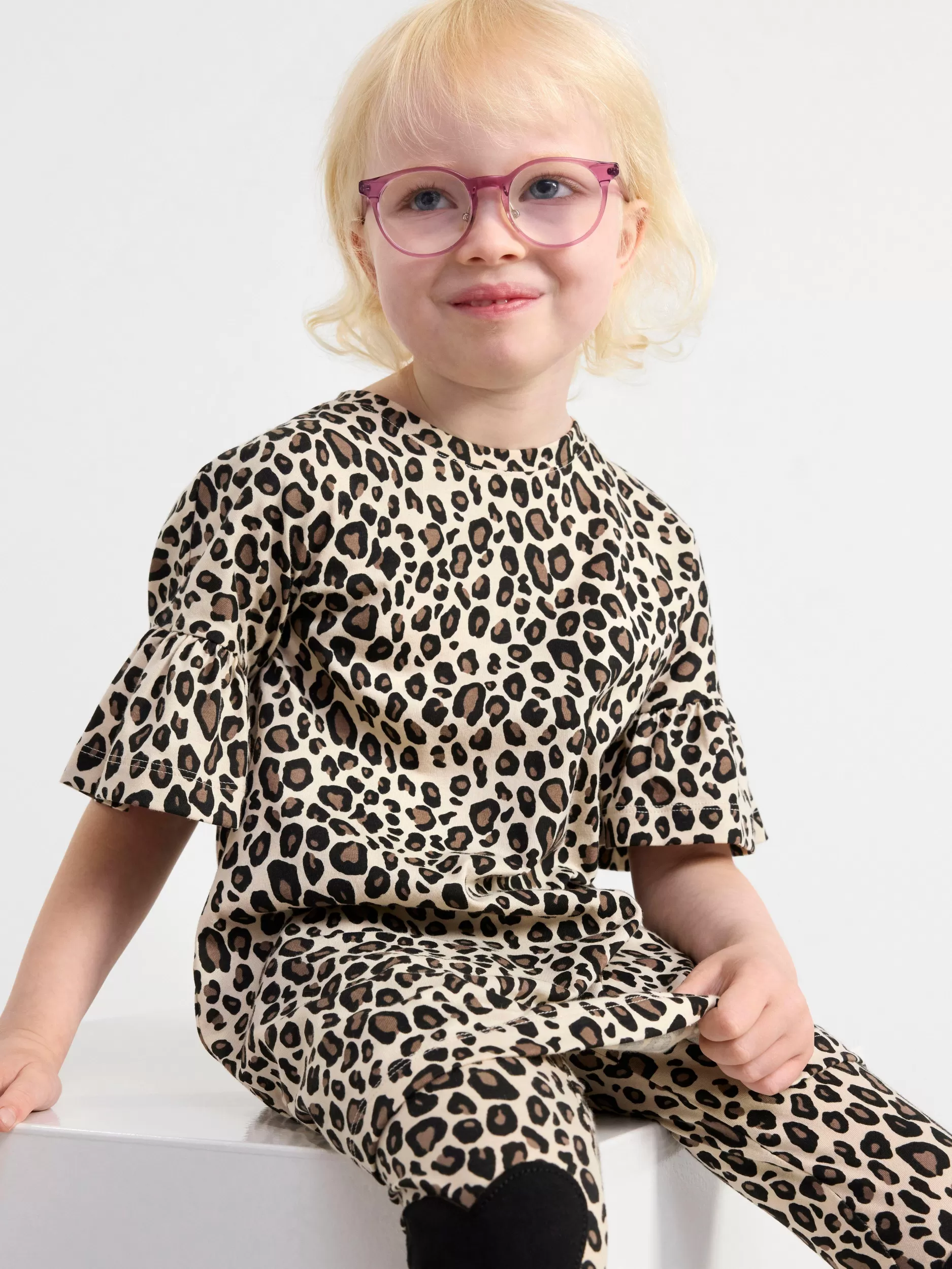 Lindex Kjoler<Tunika Med Rysjeermer Light Beige