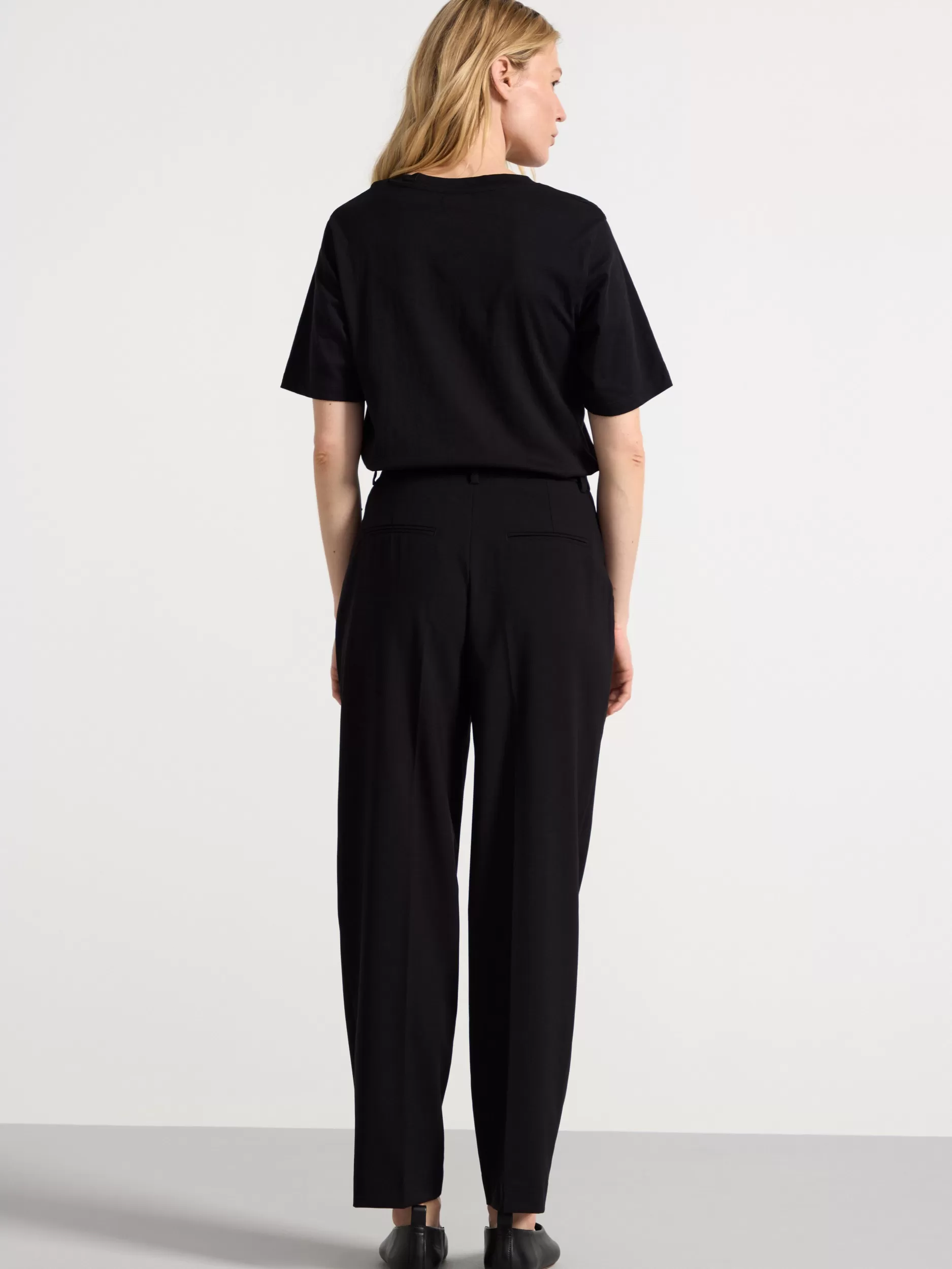 Lindex Bukser<Tyra Bukse Med Hoyt Liv Og Avsmalnende Ben Black